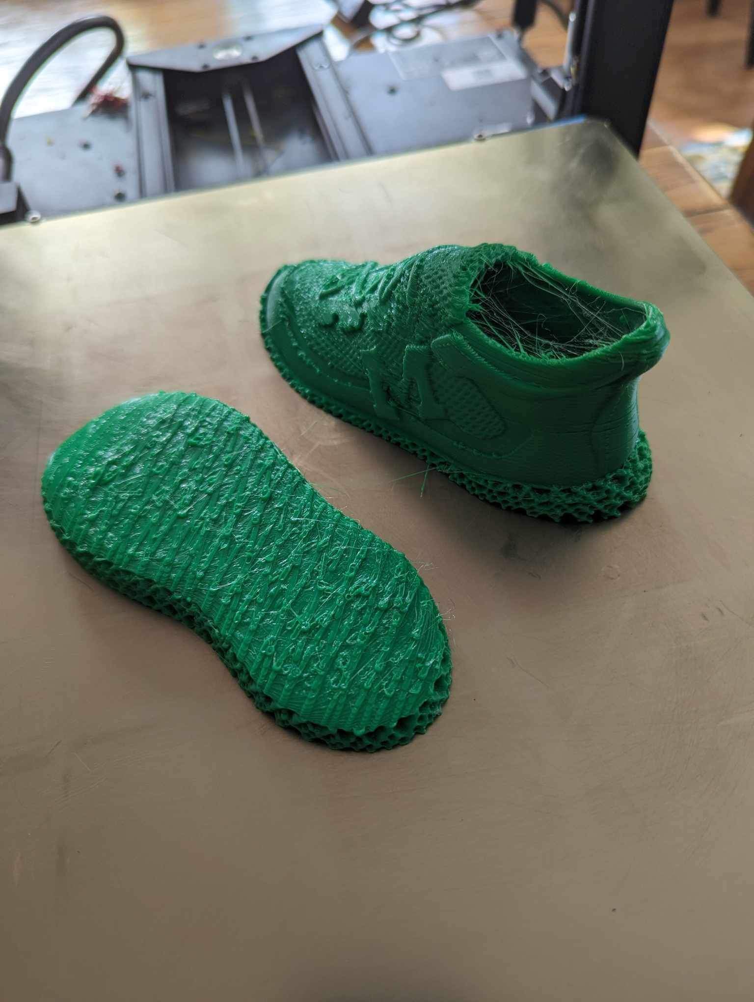 3D printed Smart Shoe prototype view 1