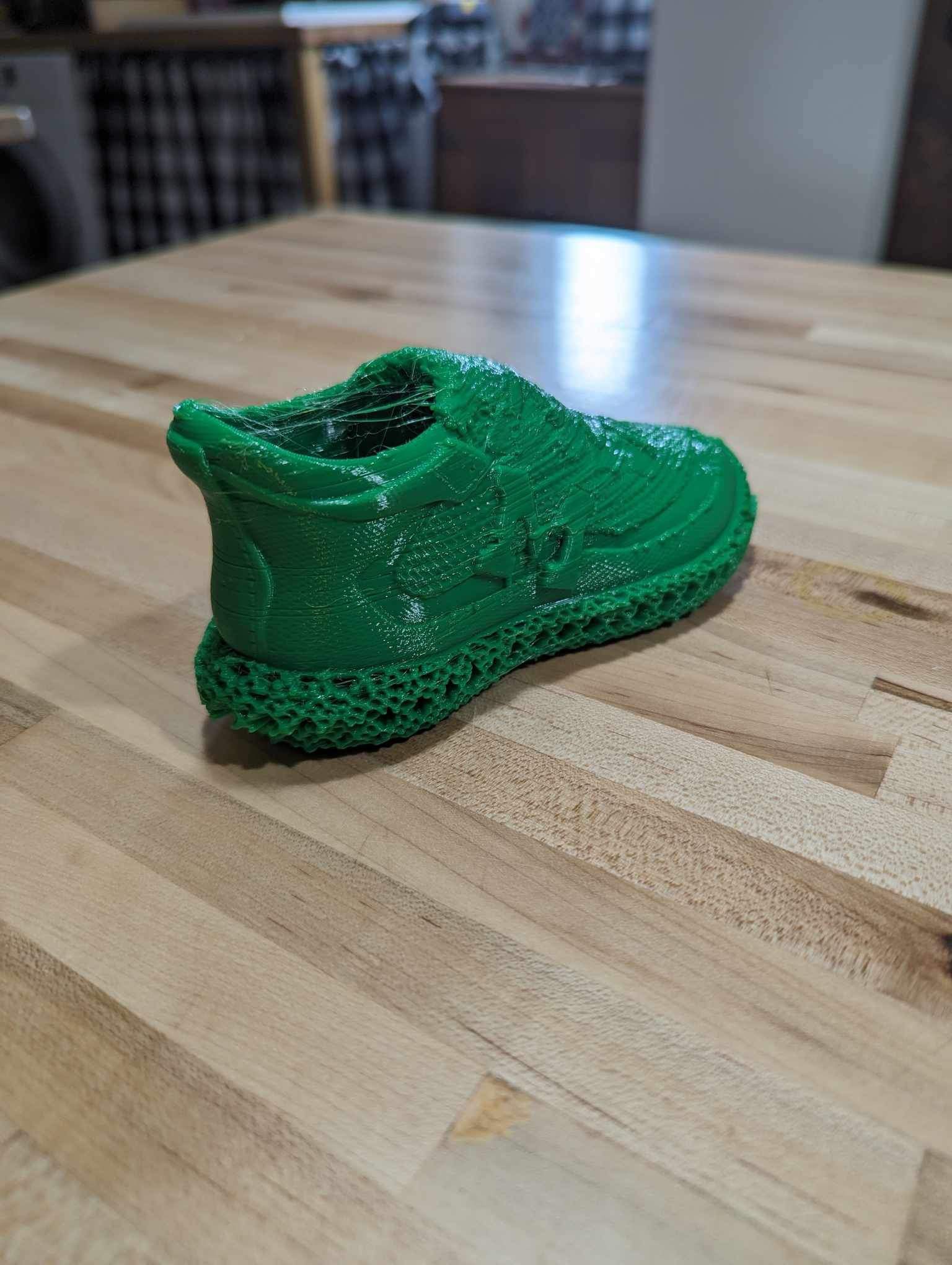3D printed Smart Shoe prototype view 3