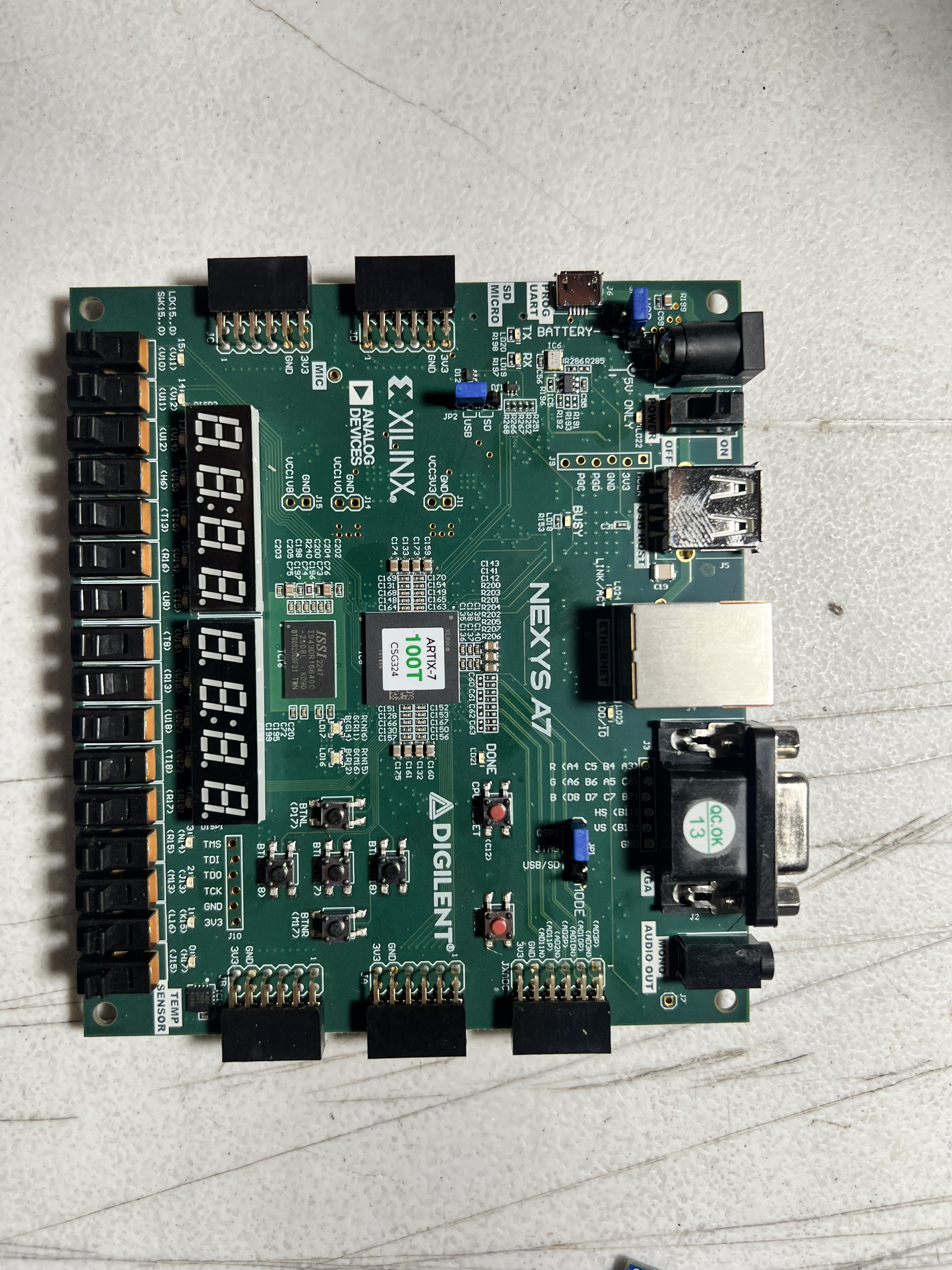 Nexys A7 FPGA development board